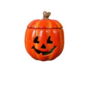 Ceramic Jack O’Lantern Halloween Decor